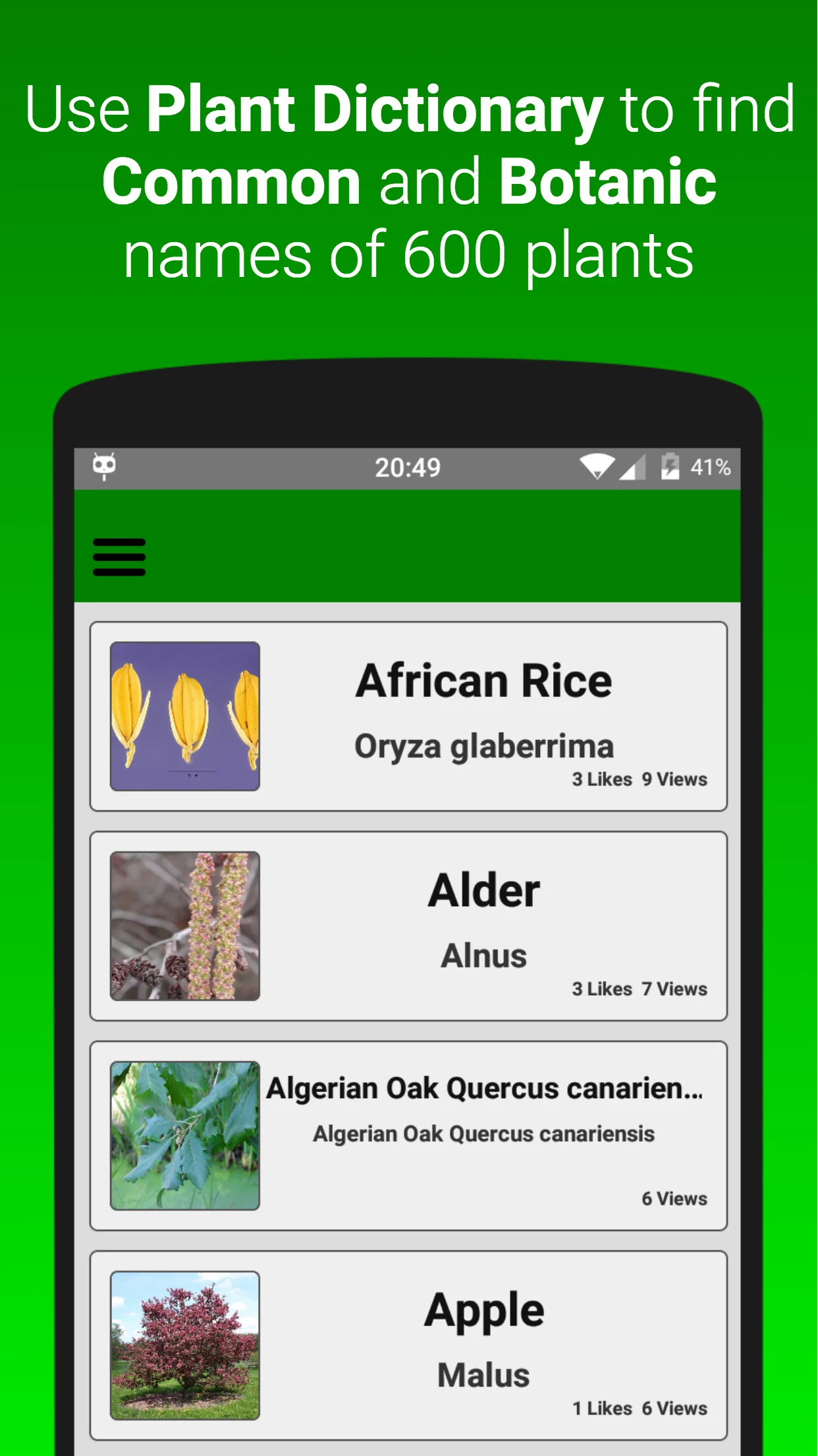 Plants Dictionary screenshot