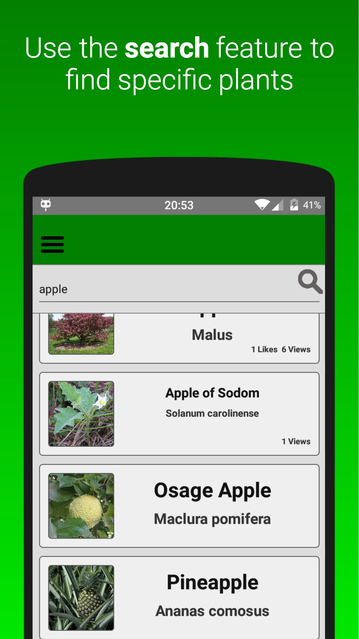 Plants Dictionary screenshot
