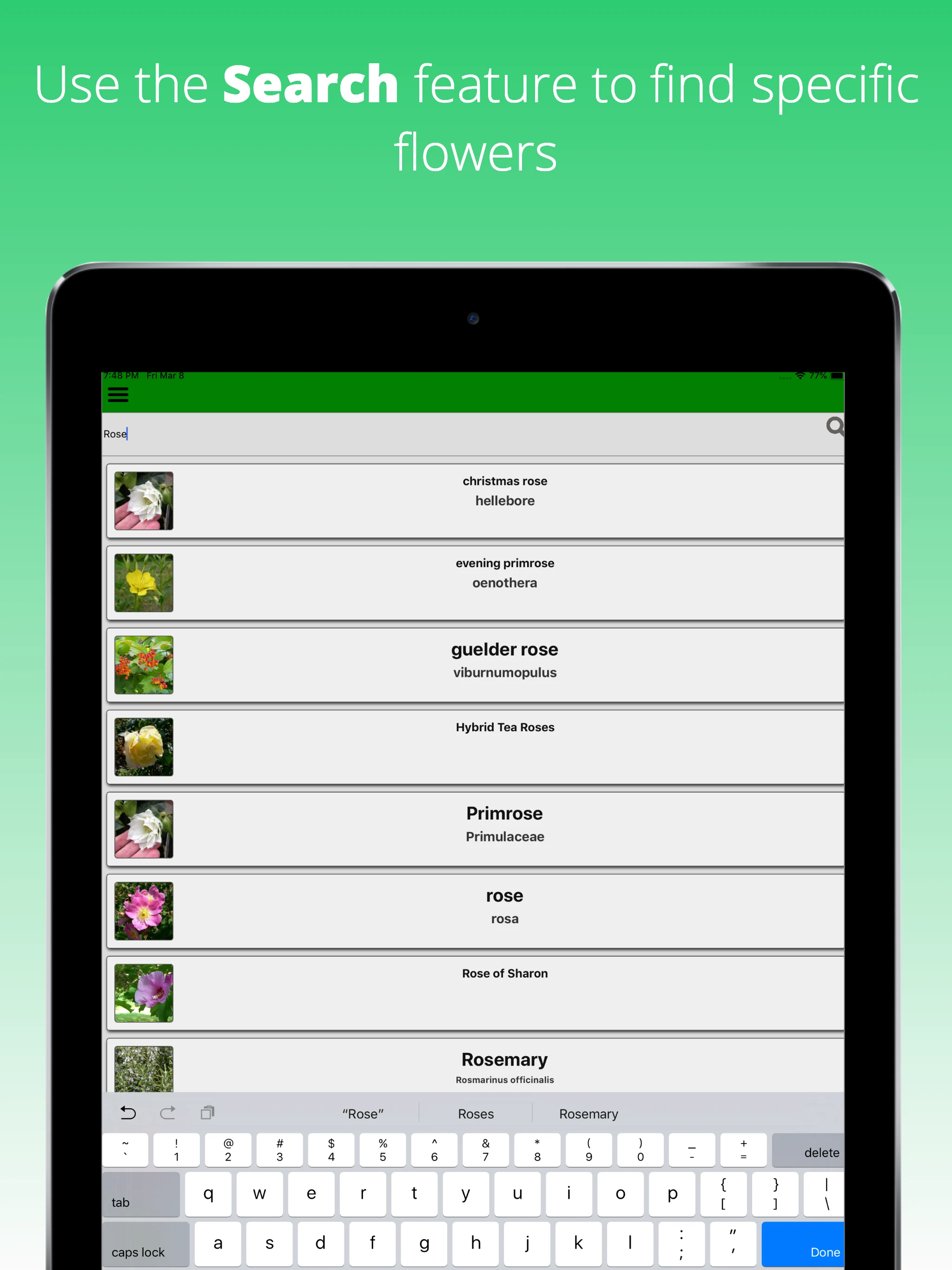 Plants Dictionary screenshot