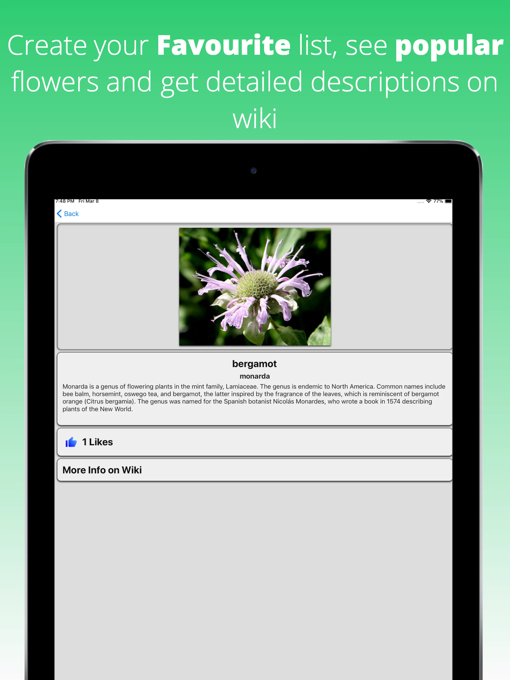 Plants Dictionary screenshot