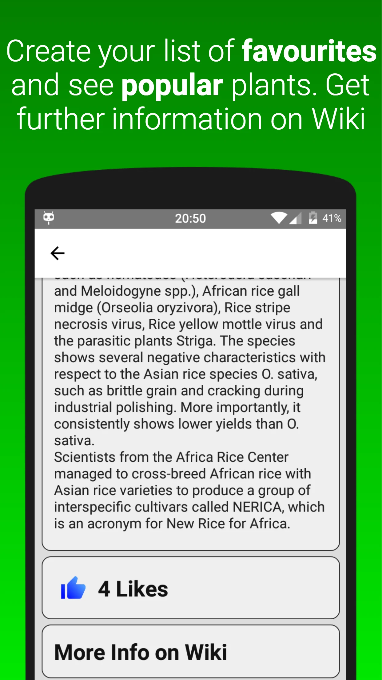 Plants Dictionary screenshot